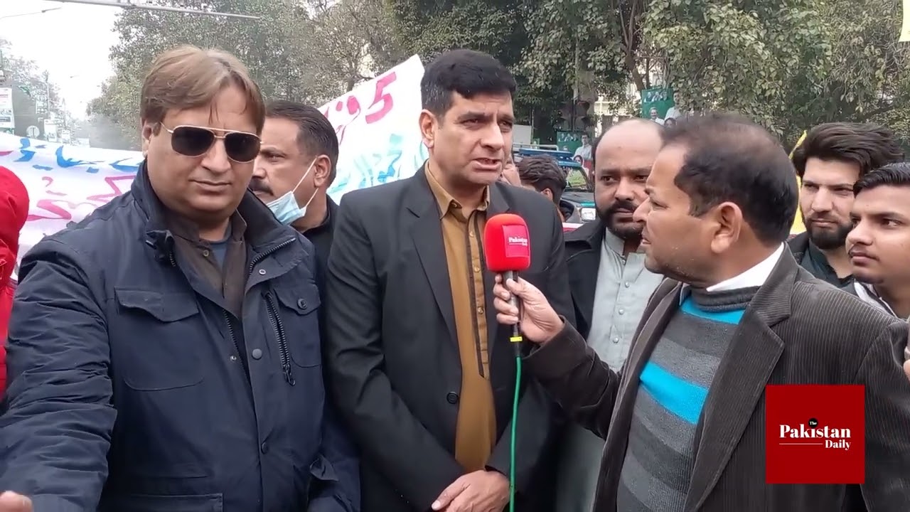 PTI Lahore President Sheikh Imtiaz Mahmood speaks to TPD