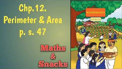 7th, Maths, chp.12.Perimeter & Area, practice set. 47, Maharashtra Board, Mumbai,