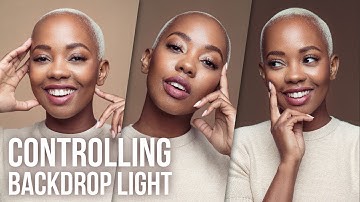 How to EASILY Control the Light on Your Backdrop