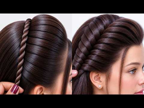 Most Unique & Elegant Hairstyle Tutorial | Beautiful Hairstyle For Girls | Hair Style Girl