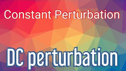 Quantum mechanics: Transition probability for a constant Perturbation