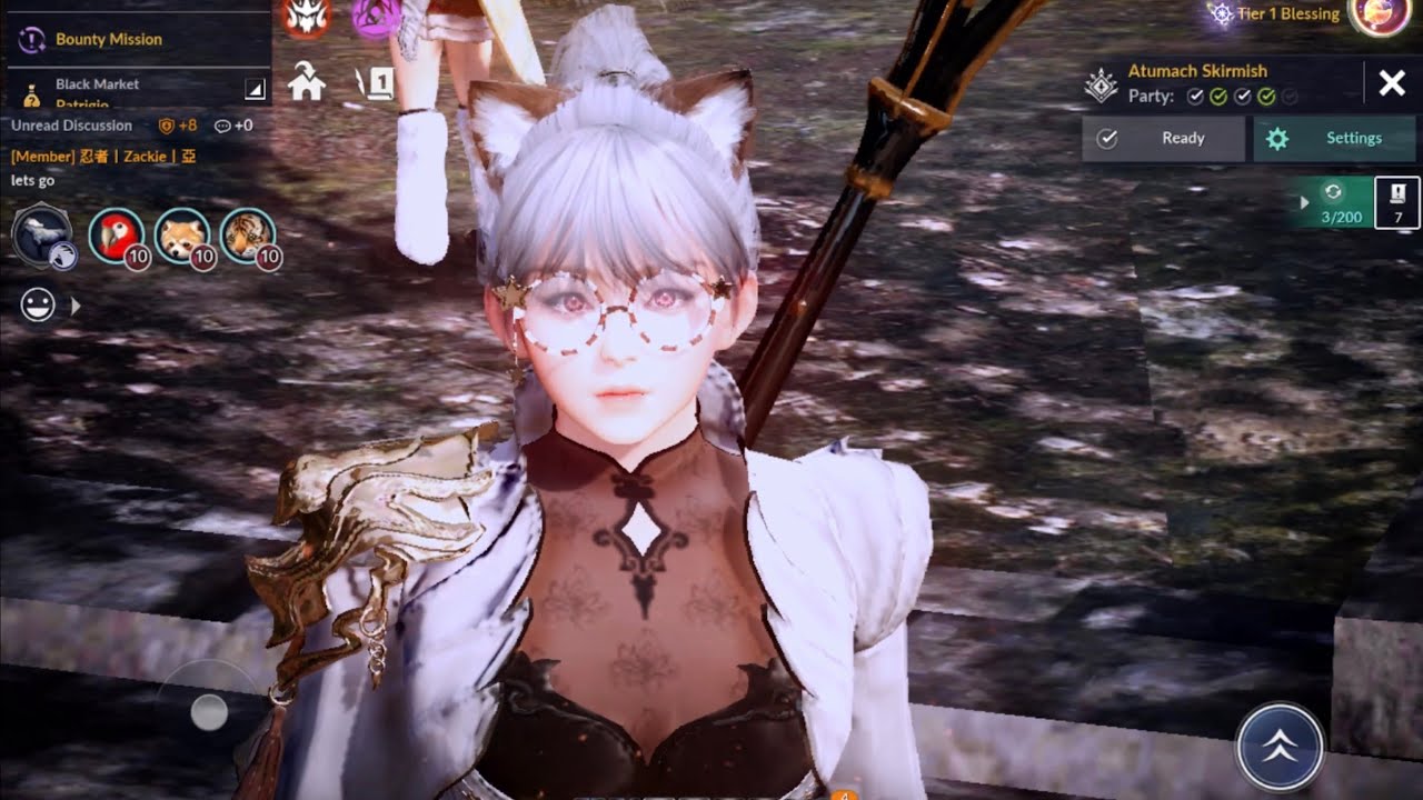 Black Desert Mobile Spiritwalker 😼 Atumach ⚔️ YouTube