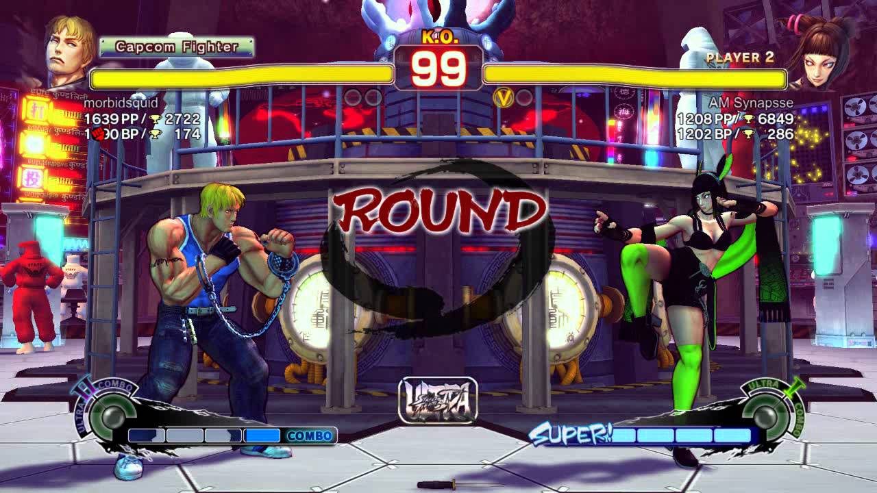 Ultra Street Fighter IV battle: Cody (morbidsquid) vs Juri (Synapsse)