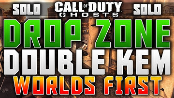 COD: Ghosts - WORLDS FIRST "DROP ZONE SOLO DOUBLE KEM STRIKE"! - "DROP ZONE" GAMEMODE DLC GAMEPLAY!