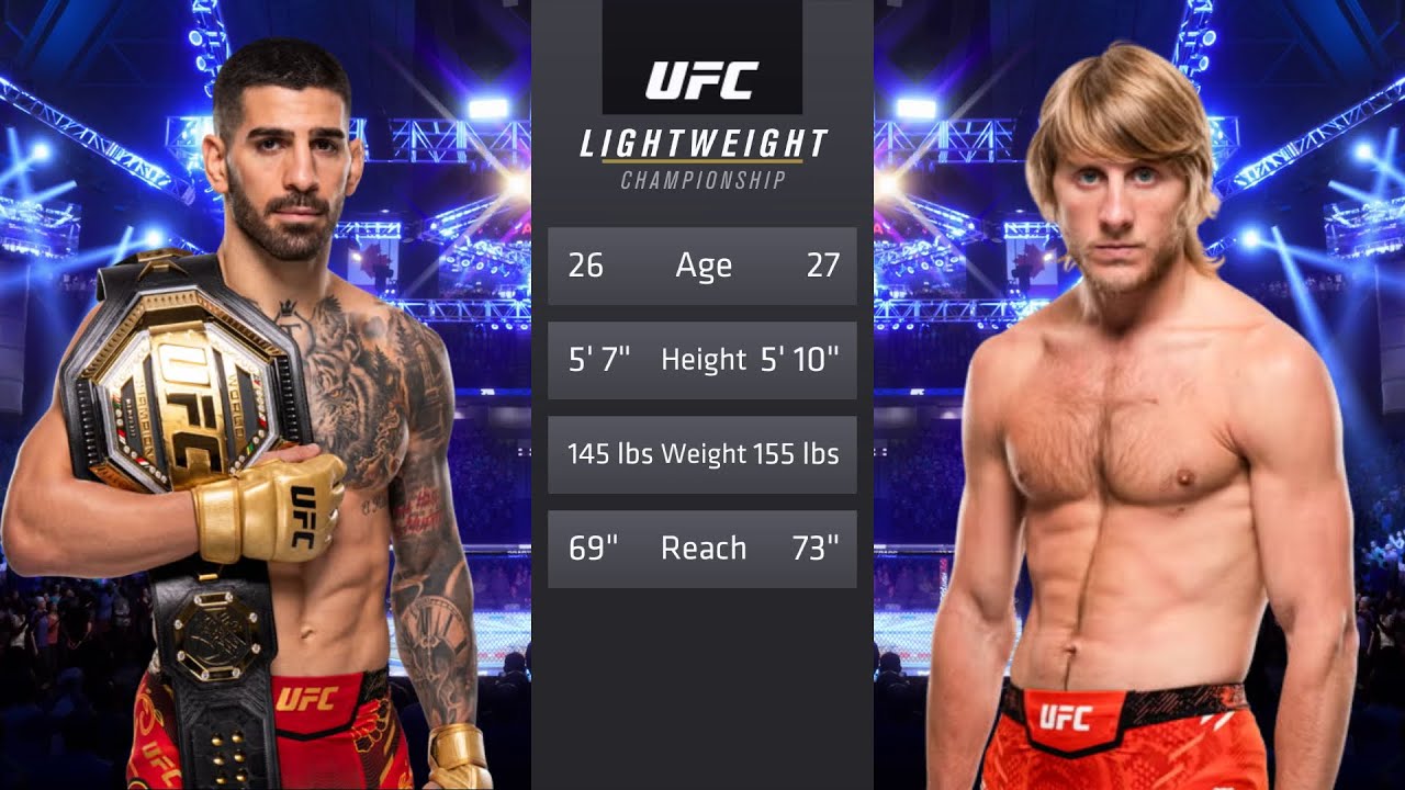 Ilia Topuria vs Paddy Pimblett Full Fight - UFC 4 Fight Of The Night