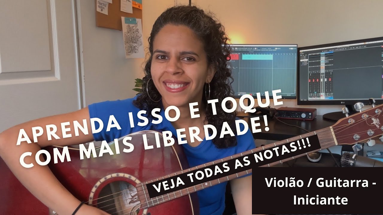 Aprenda a enxergar TODAS AS NOTAS no braço do Violão!