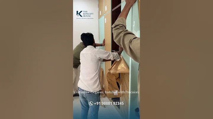 Transforming Walls into Wardrobes | The Koncept House Interiors Hyderabad