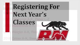 RMHS Registration 2017 - 2018