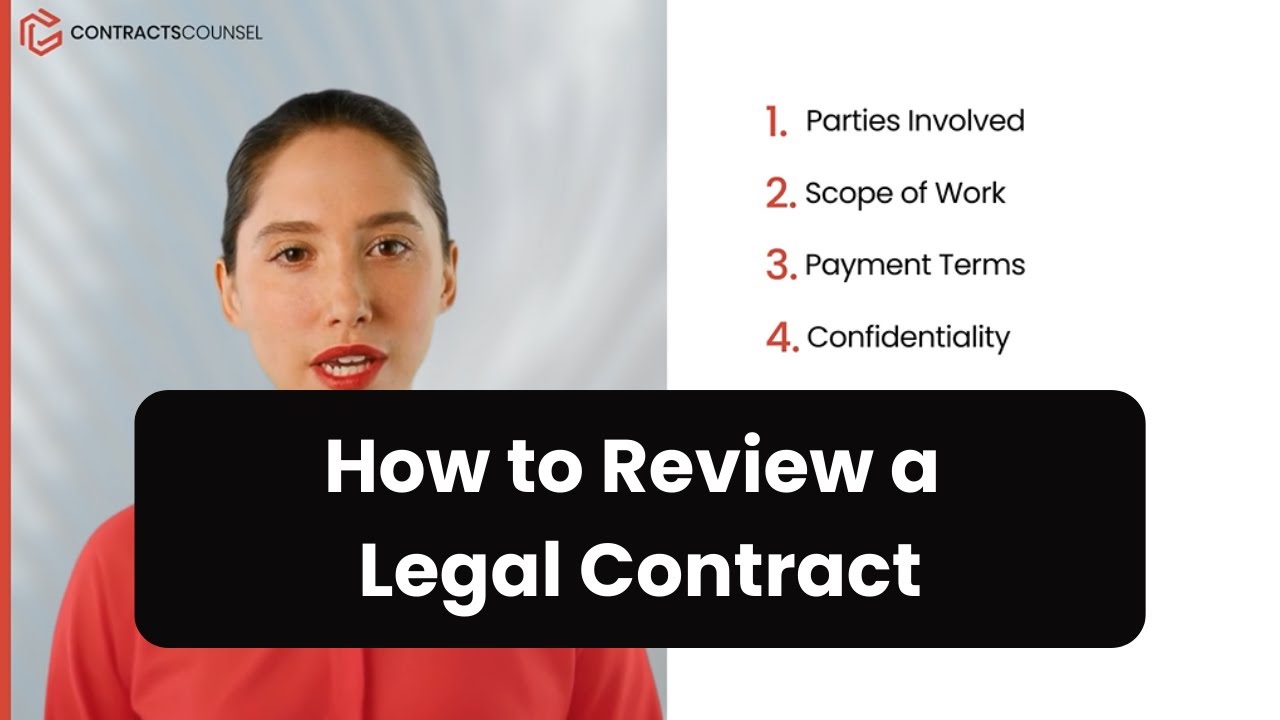 How to Review a Contract [8 KEY TERMS to find]