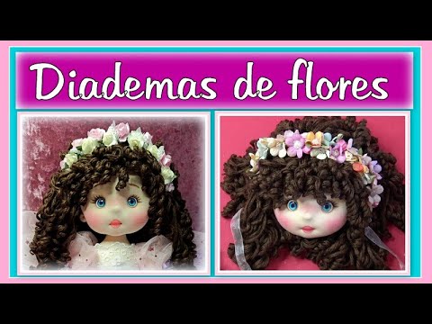 FLOWER HEADBAND FOR DOLLS very fast video - 674