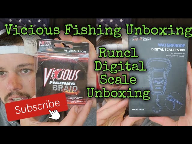 Vicious Fishing Line Unboxing & The Runcl Digital Scale Review 
