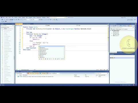 VB.NET | recursion | CodeLearning