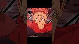 Removing characters most noticiable features ( sukuna 🔥 ) #art #anime #jujutsukaisen #ibispaintx