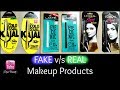 FAKE v/s REAL Makeup Products || How To Identify Fake Makeup || Riya Beauty