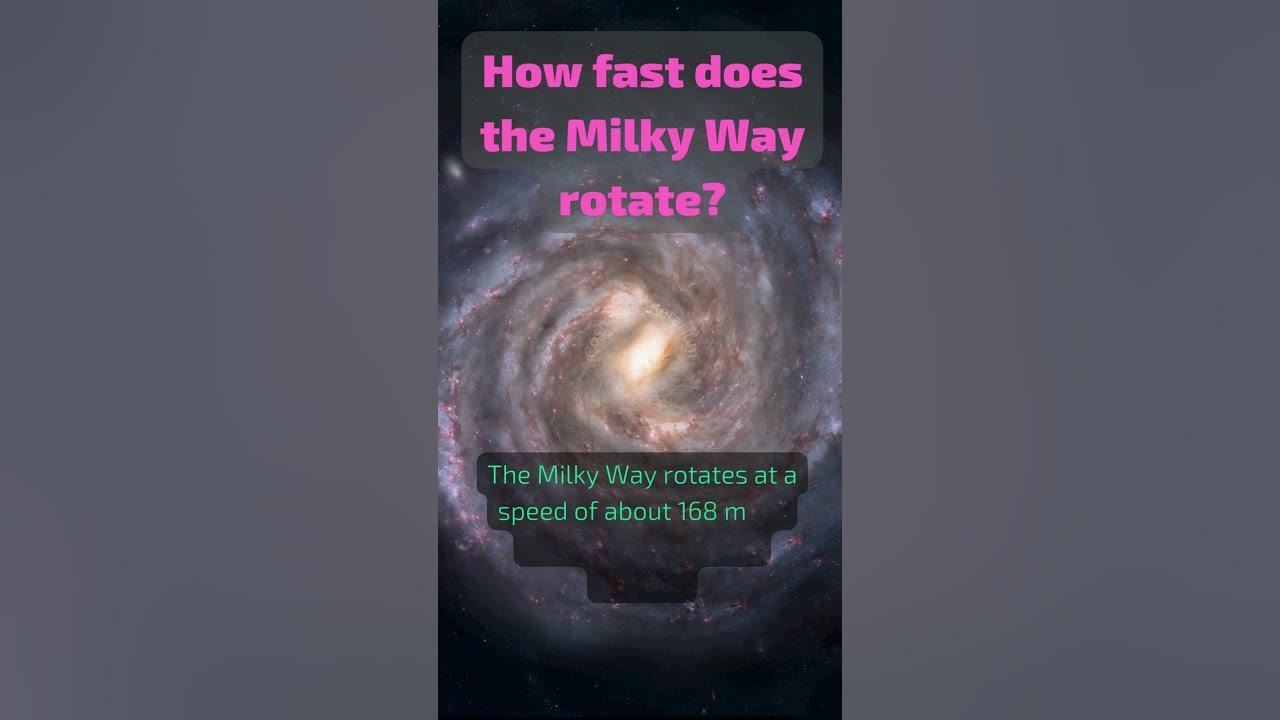 How Fast Does The Milky Way Galaxy Rotate? YouTube