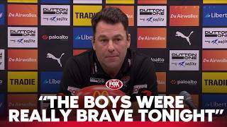 "Big step in the right direction" Solomon defiant despite Blues defeat | Essendon Press Conference