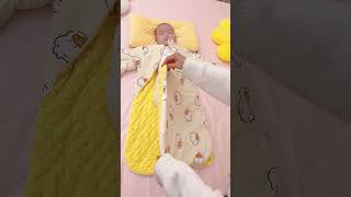 Soft Cotton Zip-Up Baby Pajamas for Comfortable All-Night Sleep#shorts  #babycare