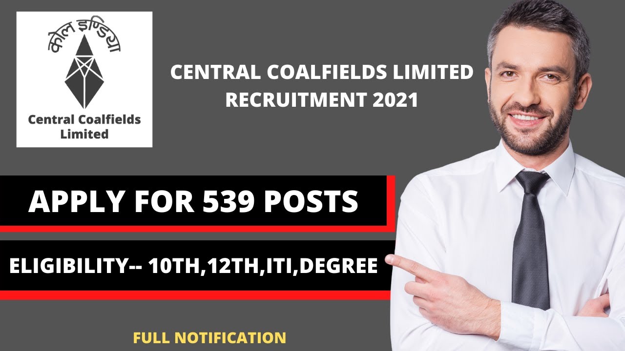 CENTRAL COALFIELDS LIMITED RECRUITMENT 2021 | CCL APPRENTICE 2021 APPLY ONLINE |CCL RECRUITMENT 2021