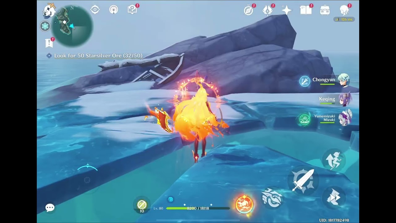 Look for 50 Starsilver Ore Genshin Impact 