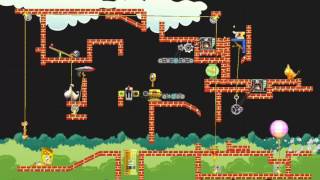 Contraption Maker - Night of the Living Pets - Alternate Solution (Just Barely)