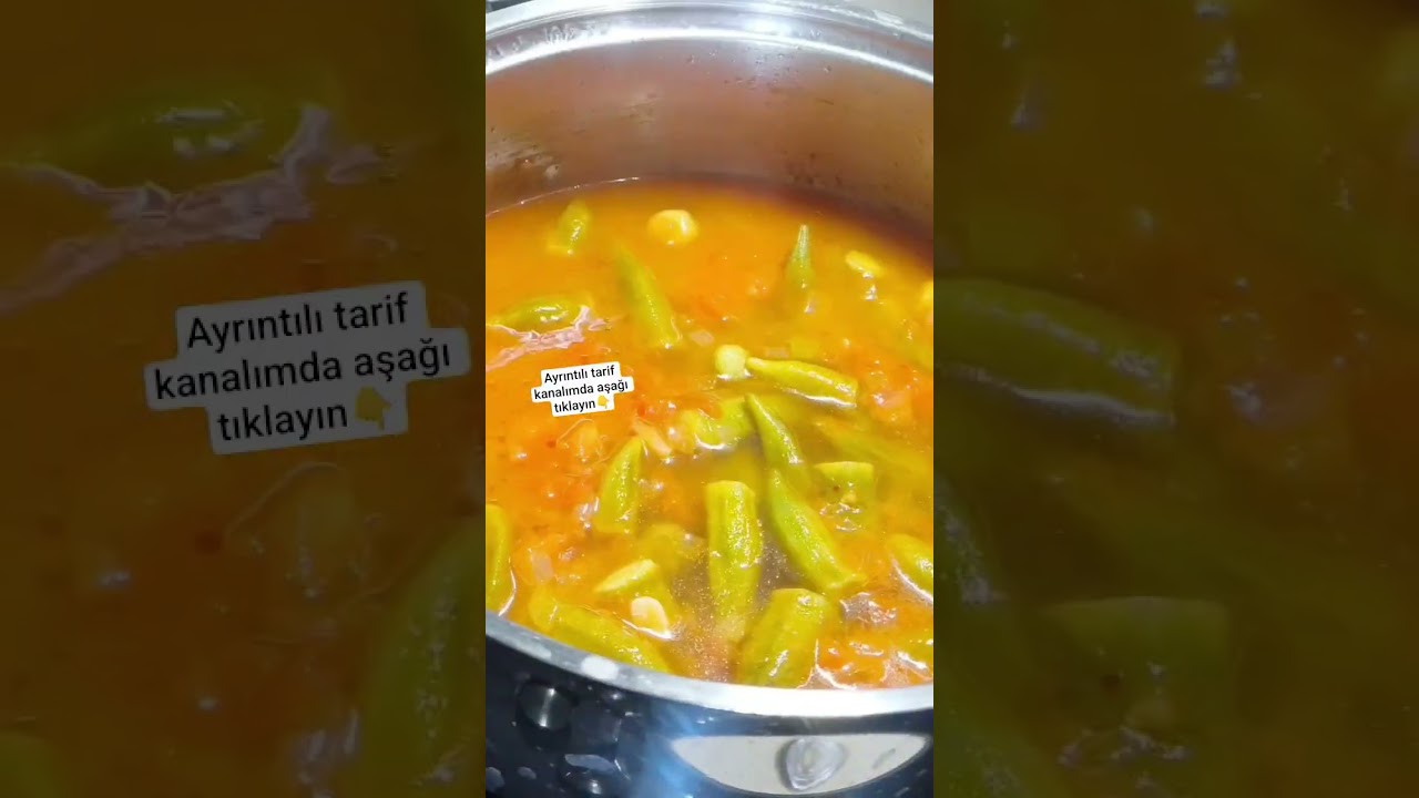 💯NOHUTLU TAZE BAMYA YEMEĞİ TARİFİ❗ASLA SÜNME YAPMAZ❗