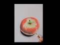 How to draw realistic Apple.