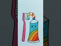 Toothbrush Drawing How To Draw A Toothbrush Shorts Drawing 