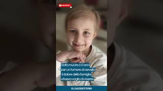 Sofia Libralato muore a 5 anni per un tumore al cervello, la famiglia: «Aveva voglia di vivere»