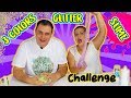 3 COLORS of GLITTER SLIME Challenge !! Reto 3 colores de purpurina para SLIME | Videos de SLIME