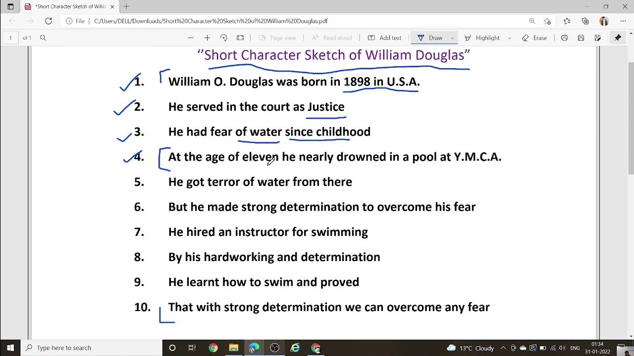 Deep Water Summary In English - Deep Water Summary In English William 0.  Douglas recalls a - Studocu