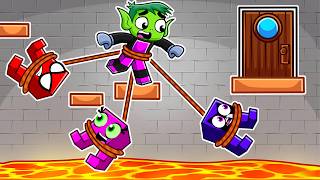 TEEN TITANS Plays ROBLOX TOGETHER! (Party Game) screenshot 3