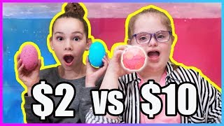 $2 Bath Bomb vs $10 Bath Bomb!