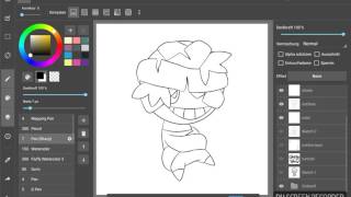 Fakemon Coloring Tutorial by Soullian