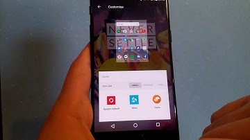 Oneplus 3T change icon size