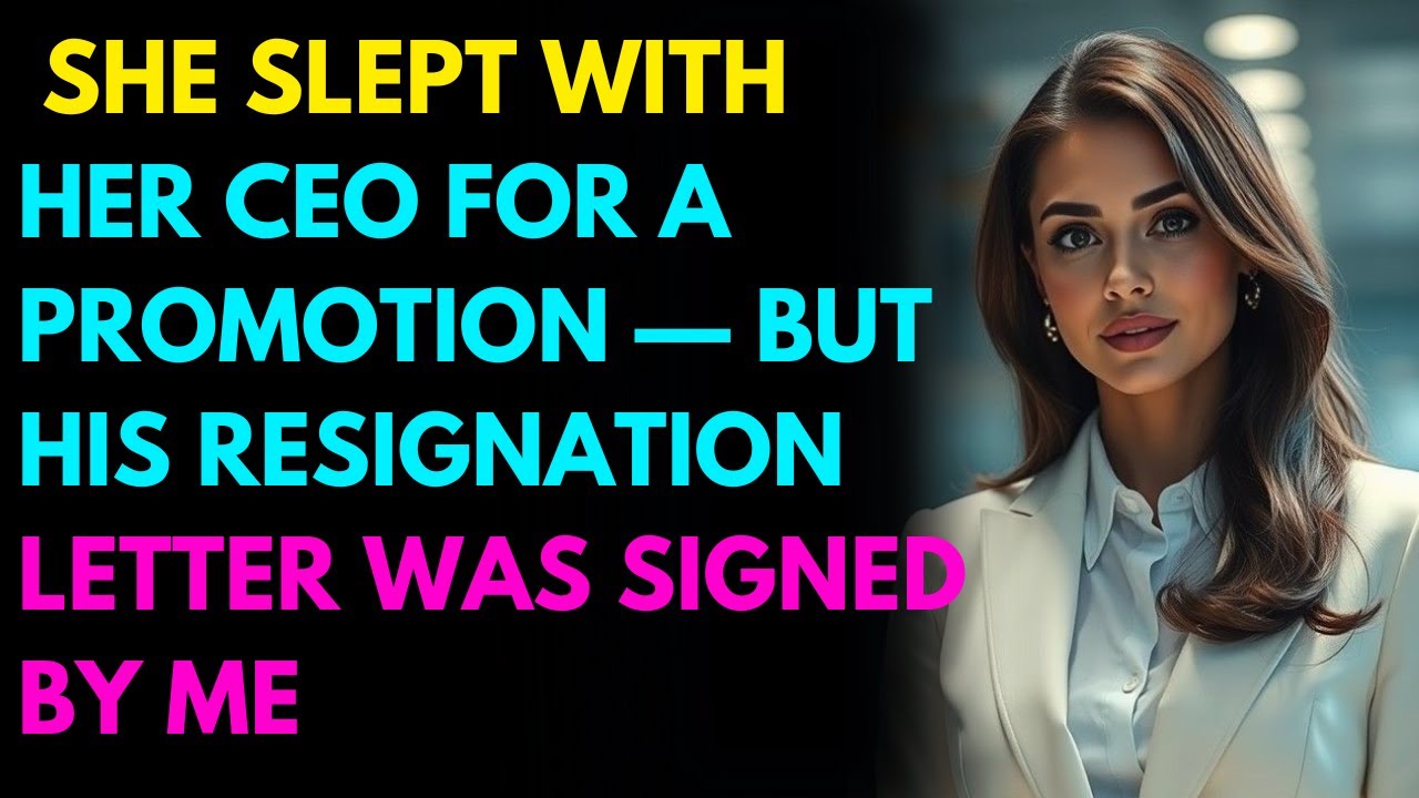 Она переспала со своим генеральным директором ради повышения, но его регистрационное письмо было ...