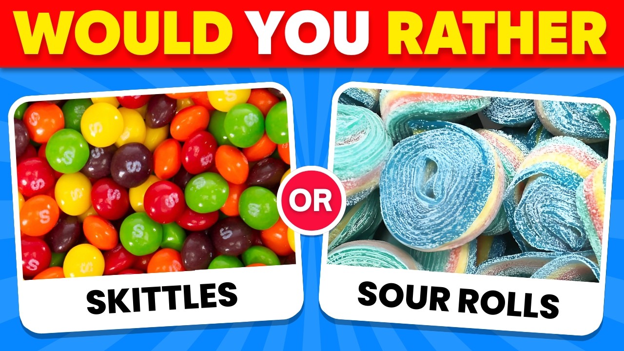 Would You Rather: CANDY & SWEETS EDITION 🍬🍭 | Fun Quiz with Elephant