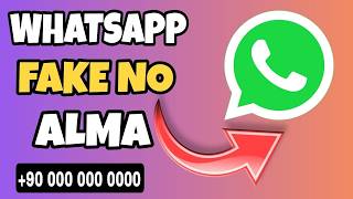 Sanal Numara Alma 2026 & Whatsapp Fake Numara Nasıl Alınır & Sinirsiz (İos - Androi̇d)