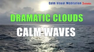 Ocean Sunset from a Ship • Hypnotic Silver Glitter on the Waves • Tranquil Meditation and Sleep (4K)
