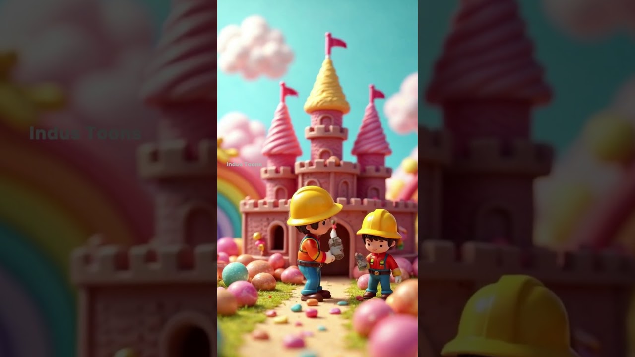 Tiny Workers Build a Magical House! Watch the Magic Unfold! 