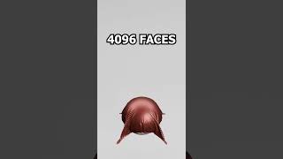 Graphics Evolution: From 256 to 65,536 Polygons! #satisfying #3danimation