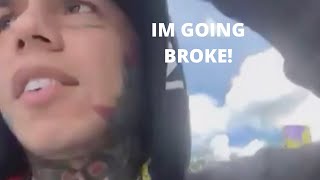 6IX9INE CLAIMS HE’S BROKE, SAYS HE’S FLASHING FAKE MONEY IN HIS VIDEOS