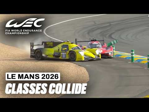 Ferrari Crashes Into the Bollards | 24 Hours of Le Mans 2026 | FIA WEC