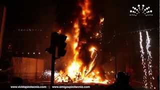 Nit De La Crema. Fallas 2013. Falla Municipal De Valencia