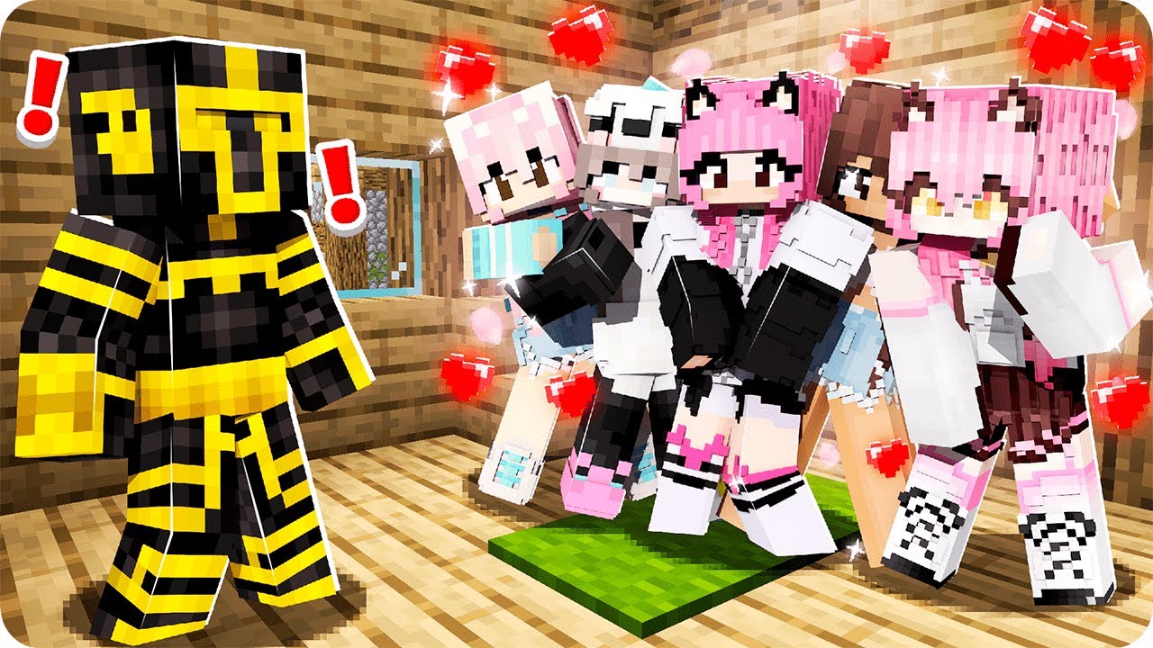 MINECRAFT PERO TODAS LAS CHICAS SE ENAMORAN DE MASSI ❤😳