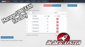 How to  Manage your eBay Dropshipping UPC EAN with Black Lister 🚀