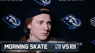 Logan Cooley and André Tourigny | 04.02 Morning Skate Media
