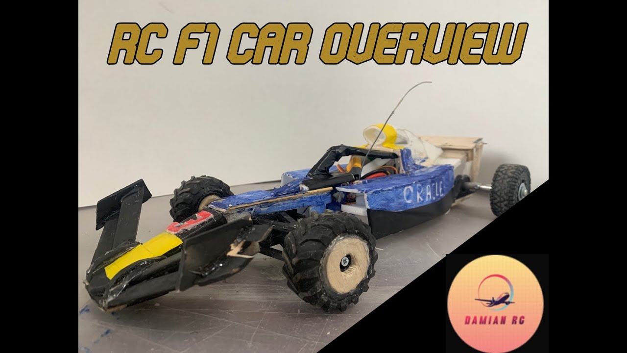 DIY RC F1 CAR OVERVIEW-DamianRC-first video of the chanel 