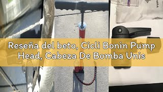 Reseña del beto, Cicli Bonin Pump Head, Cabeza De Bomba Unisex Adulto, Negro (Black), Tamaño Único