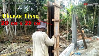Proses Pembuatan Tiang Pagar Rumah Minimalis | #Eps 82