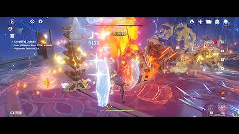 Diluc vs. Perpetual Mechanical Array (Energy Amplifier Event) 5500 pts